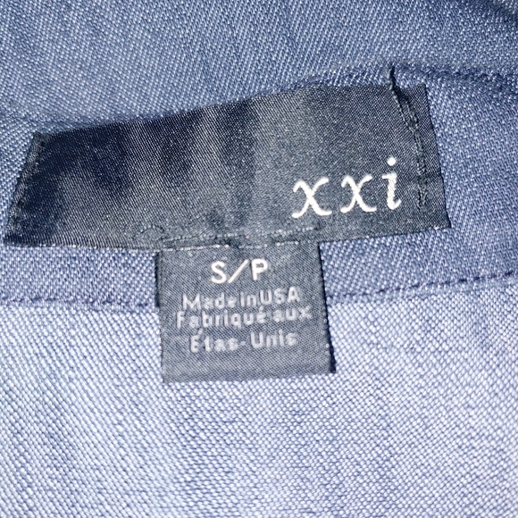 OBO Military style denim vest. SIZE S. 34" bust. - Picture 7 of 7